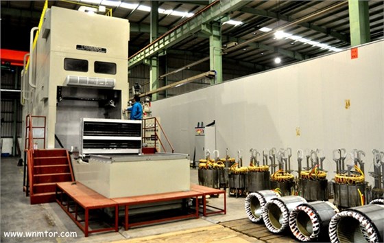 皖南電機控股威能電機公司自動真空連續浸漆機正式投入使用 皖南電機控股威能電機公司自動真空連續浸漆機正式投入使用