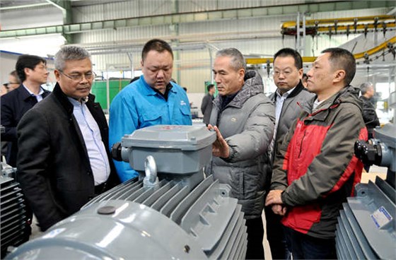 皖南電機(jī)|電機(jī)廠家:來(lái)賓在車間參觀 皖南電機(jī)|電機(jī)廠家:來(lái)賓在車間參觀