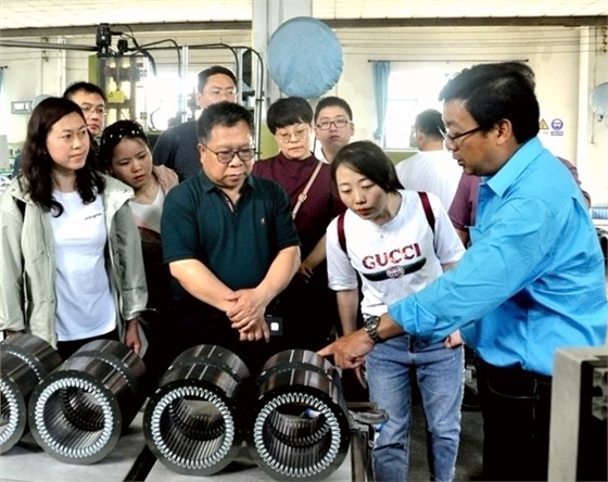 中機質協副會長兼秘書長王建和到皖南電機參觀調研 中機質協副會長兼秘書長王建和到皖南電機參觀調研