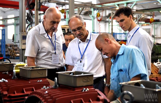 福州利萊森瑪高管來皖南電機參觀考察 福州利萊森瑪高管來皖南電機參觀考察