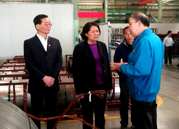 嚴植嬋在威能公司調研 嚴植嬋在威能公司調研