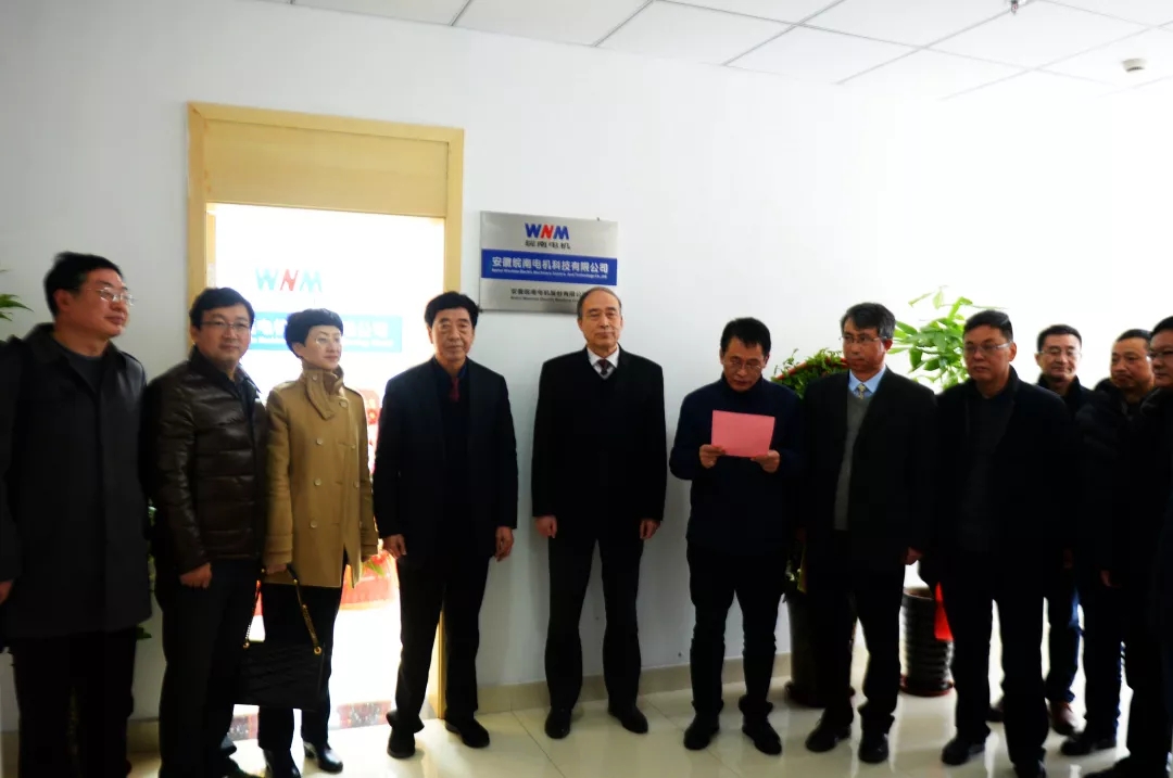 皖南電機科技公司揭牌儀式現場 皖南電機科技公司揭牌儀式現場